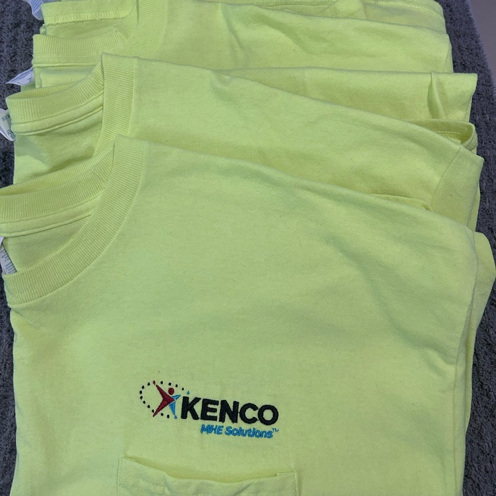 Port and Company Neon Yellow Short Sleeve Tee